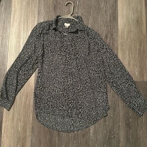 Floral H&M long sleeved Tunic blouse, Size 4